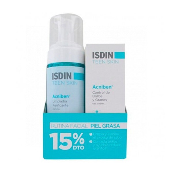 Isdin Acniben Gel Crema Control de Brillos 40ml + Limpiador Purificante 150ml