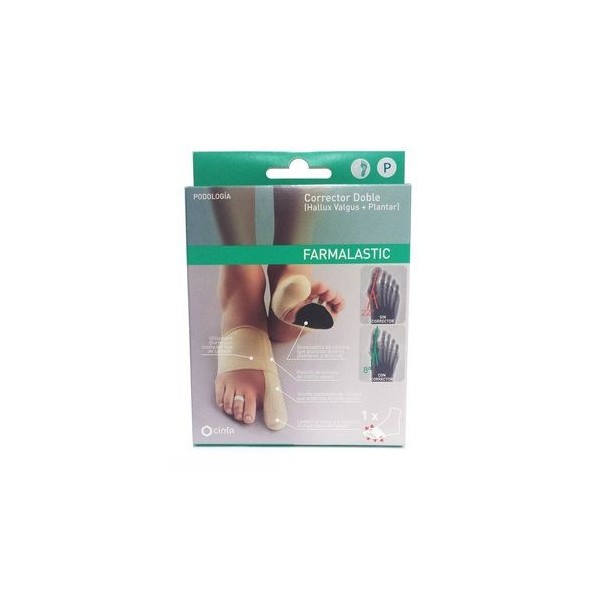 Farmalastic Corrector Doble Juanete Pie Izq