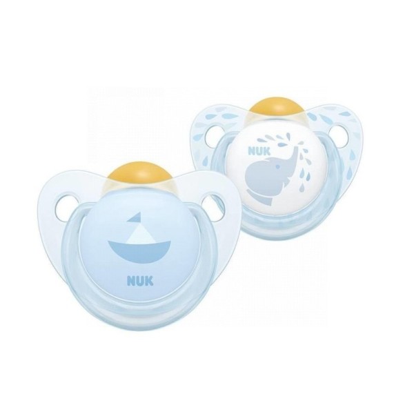 Chupete Nukete T1 Latex Blue 2 Uds.