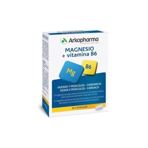Arkopharma Magnesio + B6 30 Cápsulas