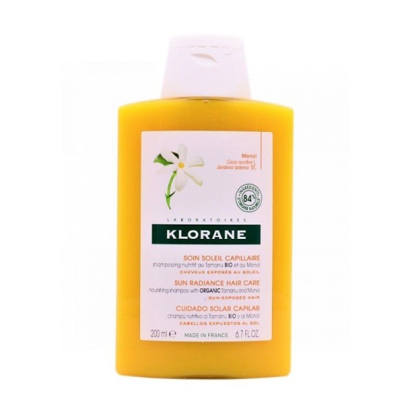 Klorane Polysianes Champú Nutritivo al Monoï y Tamanu Bio 200ml