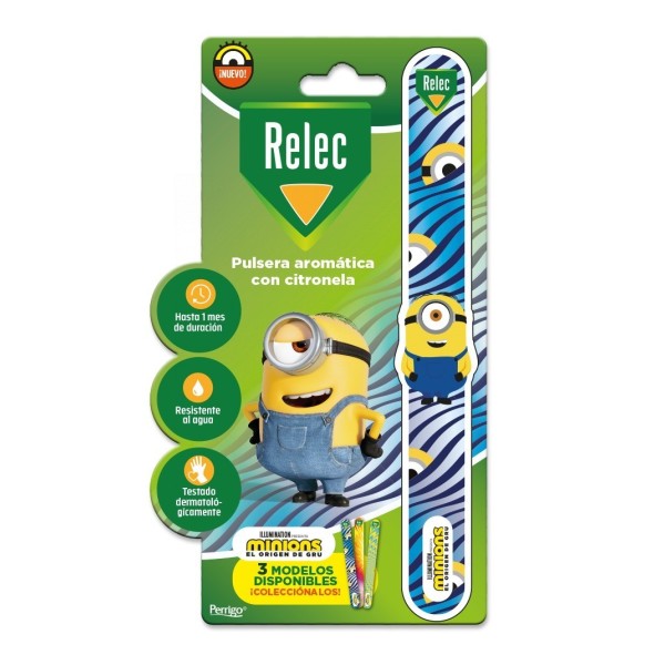 Relec Pulsera Aromática Minion Color Azul 1ud