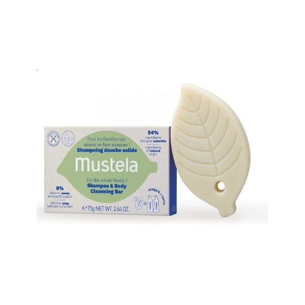 Mustela Champú Sólido Cabello y Cuerpo 75g