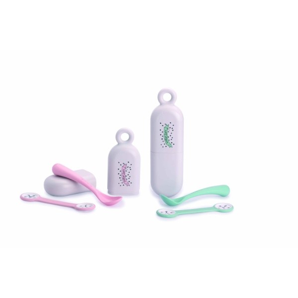 Suavinex Set On The Go Cuchara y Portacuchara 1ud +4m
