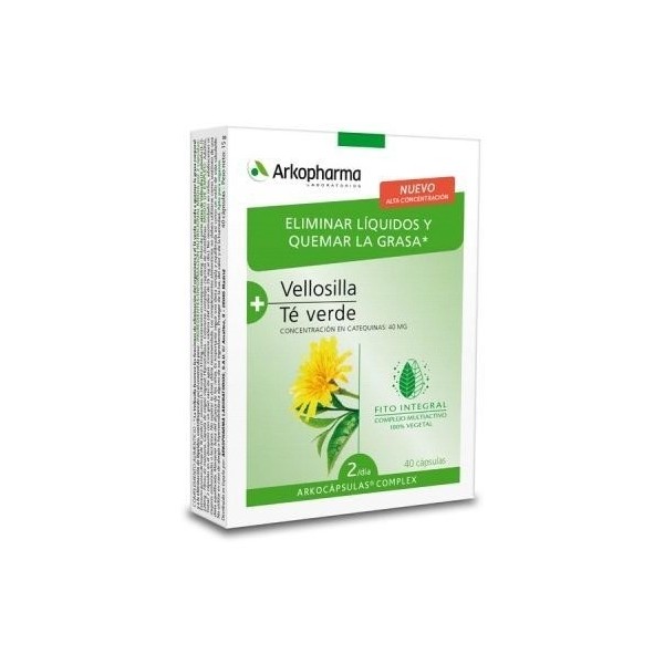 Arkocápsulas Complex Té Verde y Velosilla 40 Cápsulas