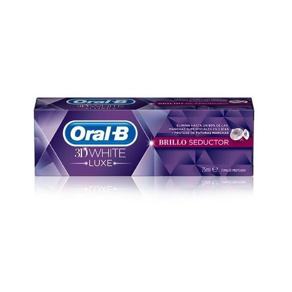 Oral-b Dentífrico 3d White Luxe Brillo Seductor 75ml