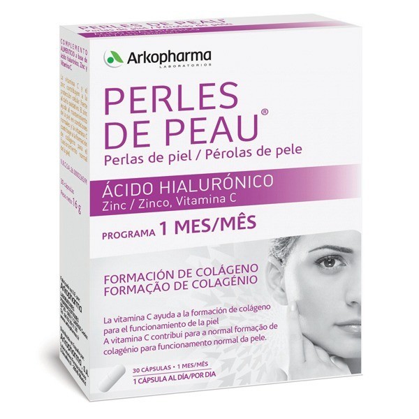 Arkopharma Perlas de Piel Ácido Hialurónico 30 Cápsulas