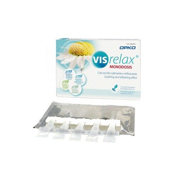 VisRelax Estéril Gotas Oculares 10 Monodosis