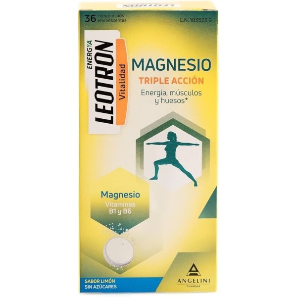 Leotron Magnesio 36 Comprimidos Efervescentes