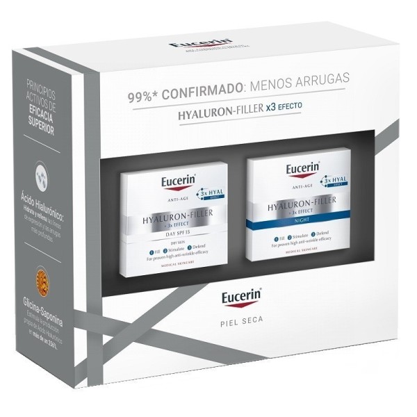Eucerin Pack Hyaluron Filler Piel Seca Día y Noche
