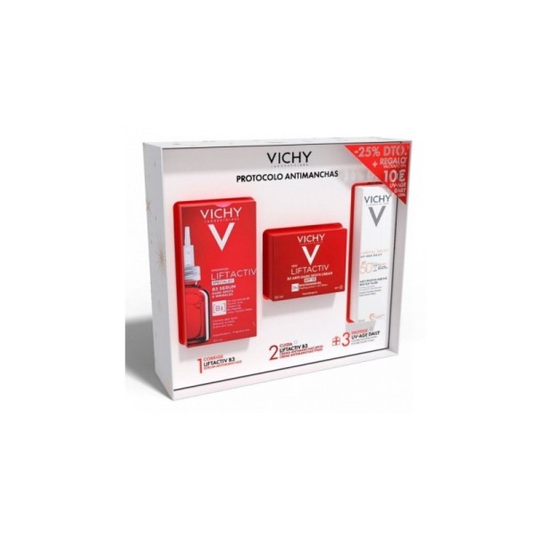 Vichy Cofre Liftactiv B3 Serum 30ml + Crema B3 Antimanchas 50ml + Capital Soleil SPF50+ 15ml