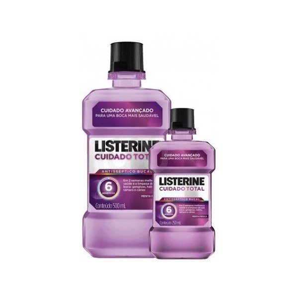 Listerine Cuidado Total 500 + 250ml