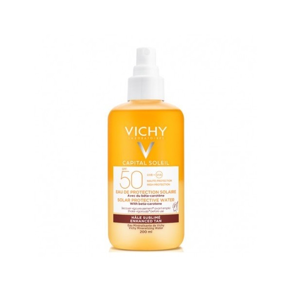 Vichy Capital Soleil Agua Protectora Luminosidad SPF-50 200ml