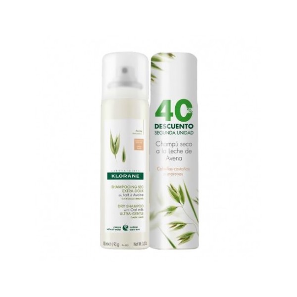 Klorane Pack Duplo Champú Seco Natural 2 x 150ml