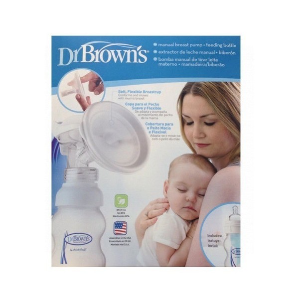 Dr. Brown's Extractor de Leche Manual + Biberón de Regalo