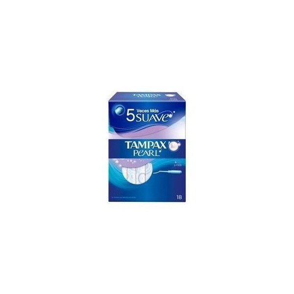 Tampax Pearl Tampón 100% Algodón 18 uds
