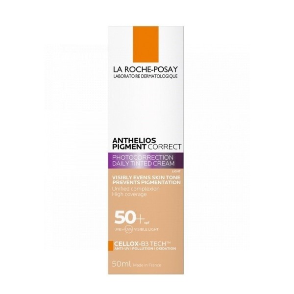 La Roche Posay Anthelios Pigment Correct SPF-50+ Tono Claro 50ml