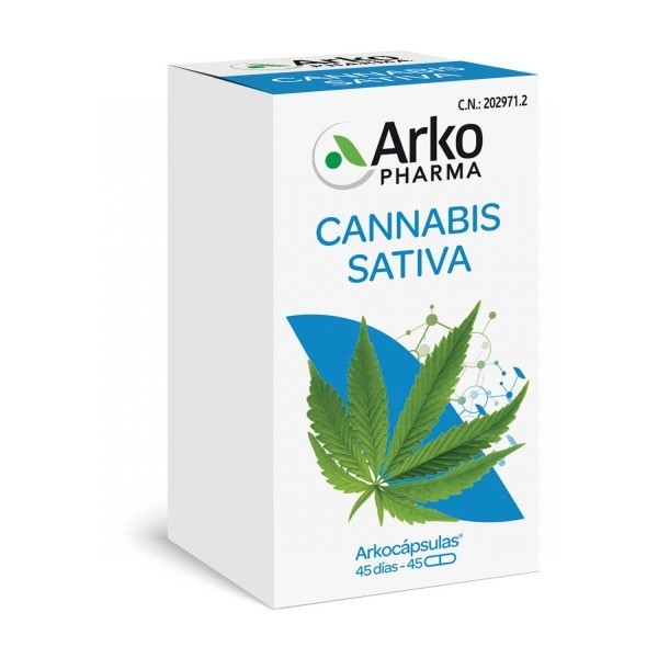 Arkocápsulas Cannabis Sativa 45 Cápsulas