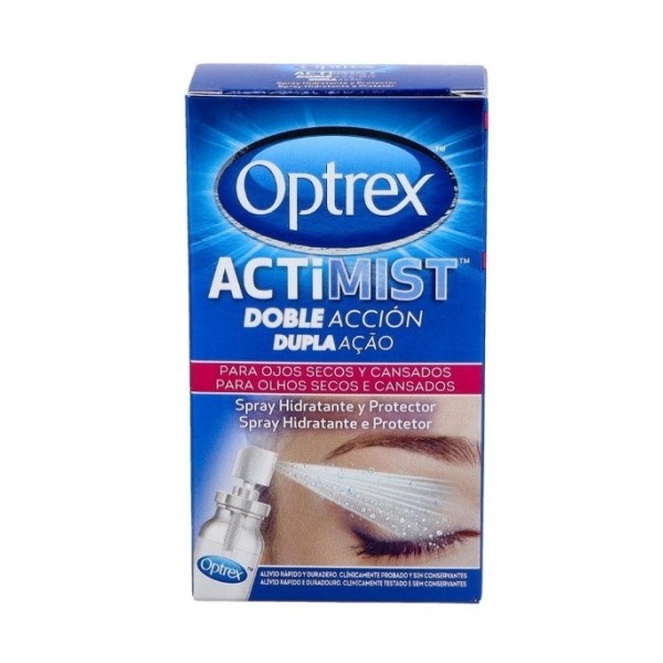 Optrex Actimist 2 en 1 Spray Ocular Ojos Secos 10ml