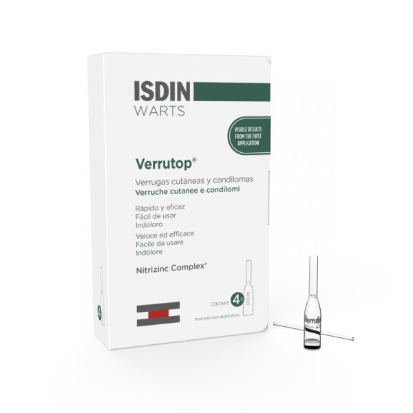 Isdin Verrutop Warts 4 Ampollas + Aplicador