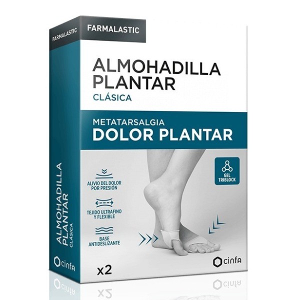 Farmalastic  Almohadilla Plantar Clásica 2 Unidades Talla Única