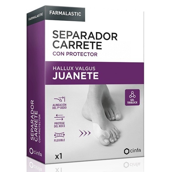 Farmalastic Separador Carrete Con Protector 1 Unidad Talla Única
