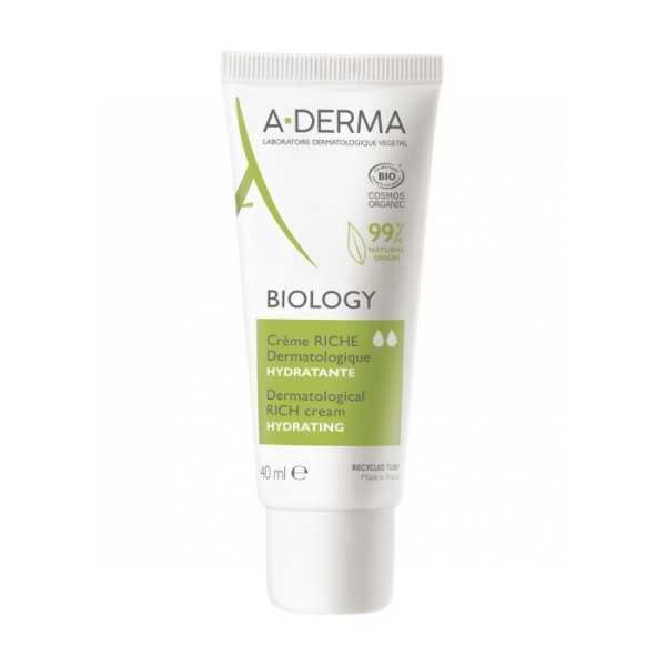 A-Derma Crema Hidratante Rica Dermatológica 40ml