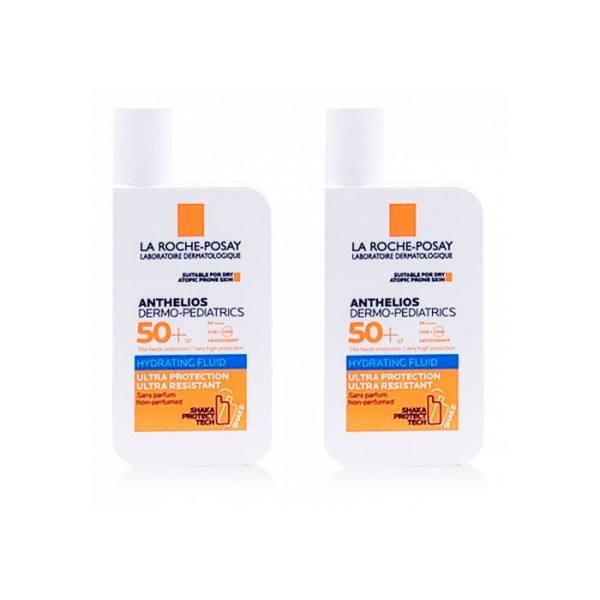La Roche Posay Anthelios Dermo Pediatrics Fluído Hidratante Shaka SPF-50+ Duplo 50ml + 50ml